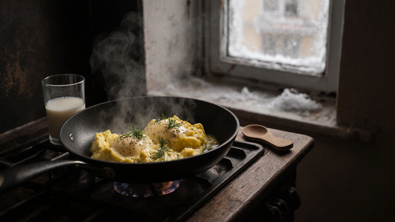 Что за блюдо скрэмбл: простой завтрак с американским характером