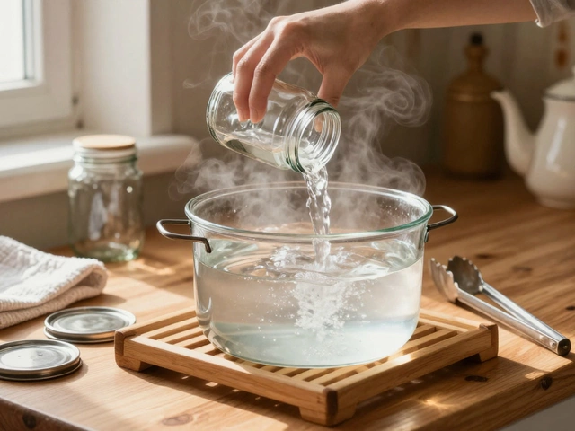 Как стерилизовать банки кипятком - простой способ для консервации овощей