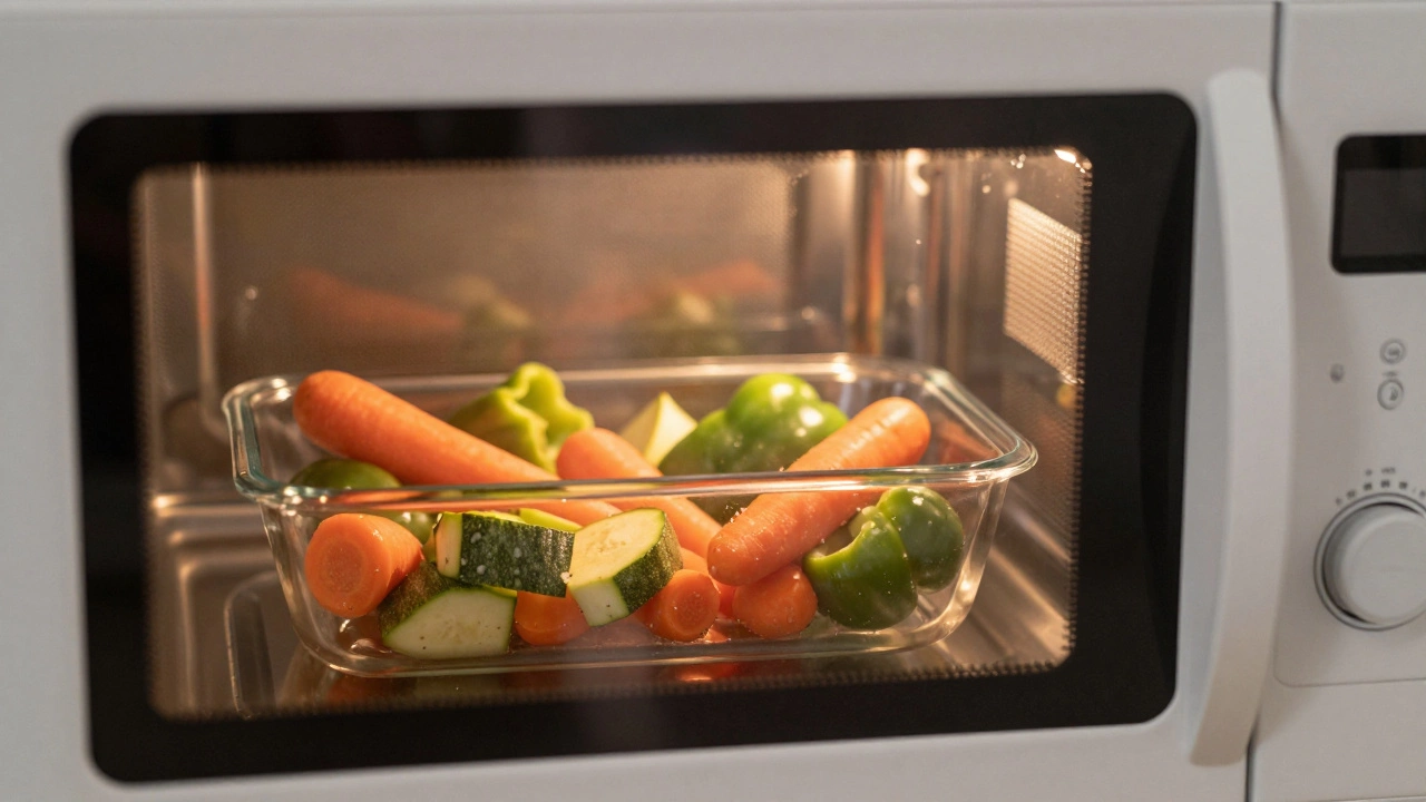 Овощи в микроволновке для сохранения витаминов